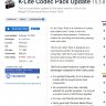 K-Lite Codec Pack Update 15.3.8 H.2.65 HEVC Feb 12 2020