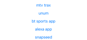 App Store trending