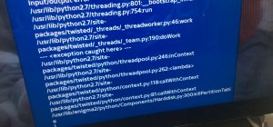 error screen on initialisation