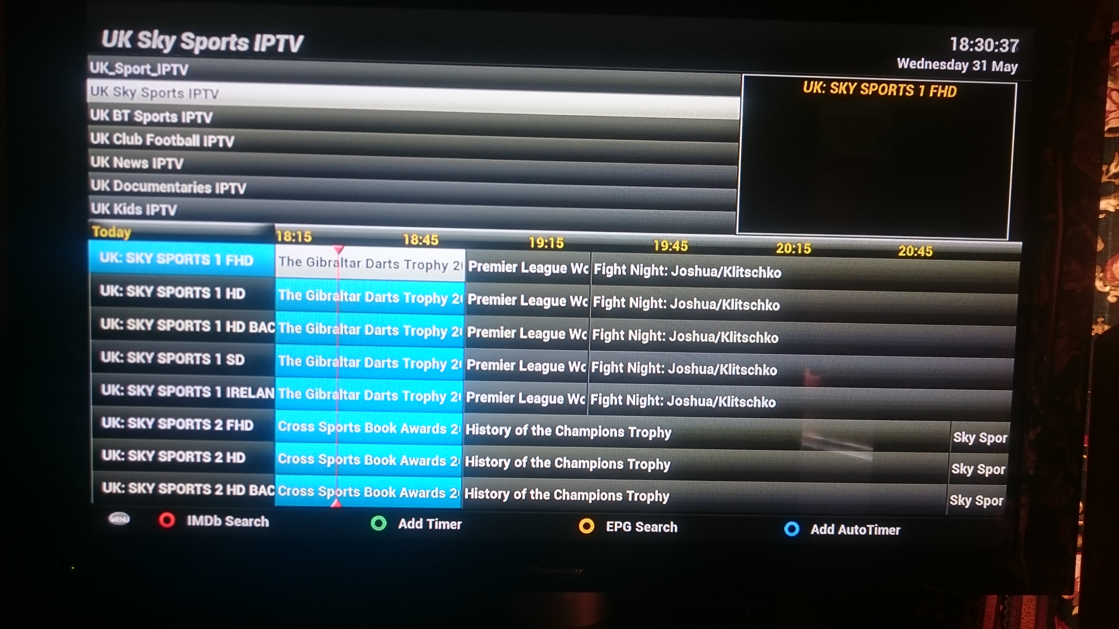 IPTV EPG